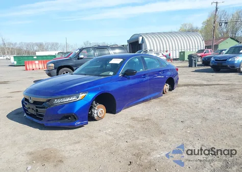 2022 Honda Accord Sport z USA, uszkodzony, nr VIN 1HGCV1F30NA026221